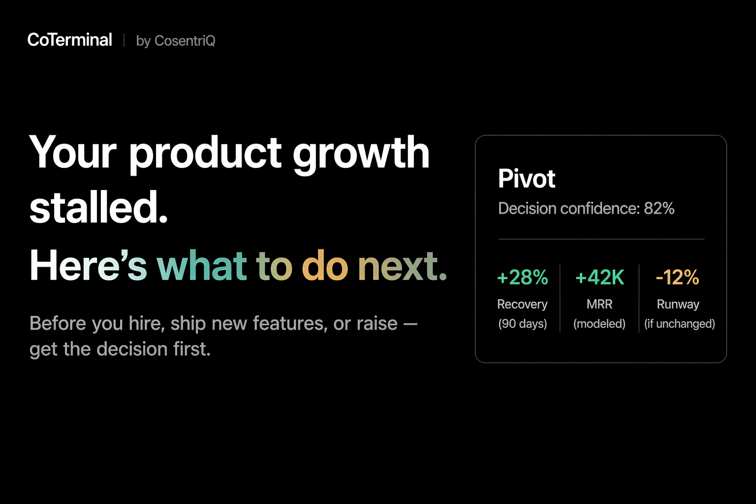 CosentriQ — Product Intelligence System